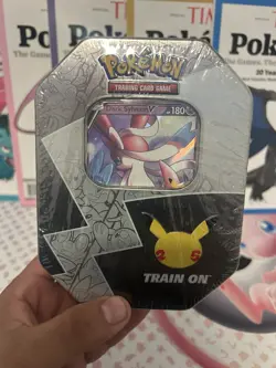 Pokemon TCG Celebrations Dark Sylveon V Tin 25th Anniversary Factory Sealed - Image 1