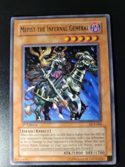 Yu-Gi-Oh! Dark Crisis - Mefist the Infernal General - DCR-066 1st Ed. - Image 1