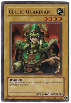 Yu-Gi-Oh Celtic Guardian LOB-007 Super Rare Unlimited - Near Mint Condition - Image 1