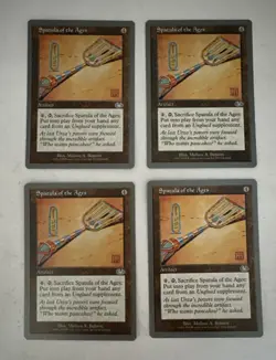 MTG X4 Spatula of the Ages X4 NM+ NP Unglued Regular SellbyCyn - Image 1