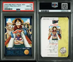 PSA 10 ONE PIECE VISUALADVENTURE PART 1 #16 No.16 BUGGY/MOHJI/CABAJI/ LUFFY - Image 3