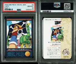 PSA 10 2000 CARDDASS ONE PIECE VISUALADVENTURE PART 1 #2 LUFFY No.2 - Image 3