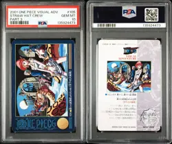 PSA 10 2001 ONE PIECE VISUAL ADVENTURE PART 3 #105 No.105 STRAW HAT CREW - Image 3