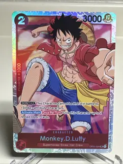 Monkey.D.Luffy OP01-024 - One Piece TCG - SR Near-Mint Super Rare English - Image 1