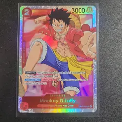 MONKEY.D.LUFFY OP01-024 SR ROMANCE DAWN [OP-01] ONE PIECE NM OP-01 2022 - Image 1
