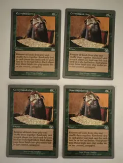 MTG X4 * Gerrymandering X4 NM+ / NP Unglued Playset Regular SellbyCyn - Image 1