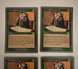 MTG X4 * Gerrymandering X4 NM+ / NP Unglued Playset Regular SellbyCyn - Image 2