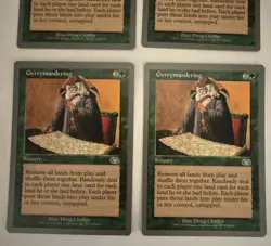MTG X4 * Gerrymandering X4 NM+ / NP Unglued Playset Regular SellbyCyn - Image 3