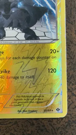 Zekrom 50/99 Next Destinies Rare Reverse Holo Pokemon Card. - Image 4