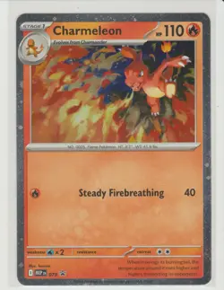 Charmeleon - Cosmos Holo Promo Pokemon Card MEP 079 - Image 1