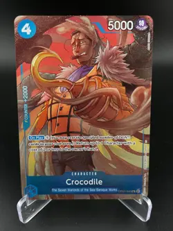 Crocodile Seven Warlords of the Sea Set OP07-040 Promo Card One Piece NM - Image 1