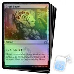 FOIL GRUUL SIGNET X4 Ravnica Remastered Magic MTG MINT CARD - Image 1