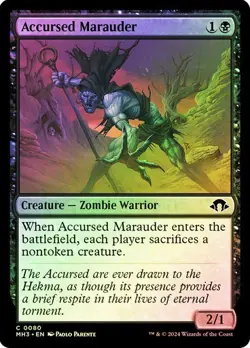 Accursed Marauder Modern Horizons 3 Foil NM Near Mint MTG Magic - Image 1