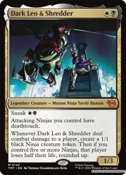 ** Dark Leo & Shredder ** Commander (EDH) Deck ** MTG - Image 1