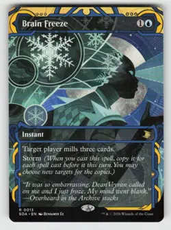 Brain Freeze 13 Rare Secrets of Strixhaven: Mystical Archive Near Mint - Image 1