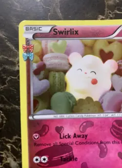 Pokemon Swirlix RC19/RC32 Generations Radiant Collection Holo - Image 2