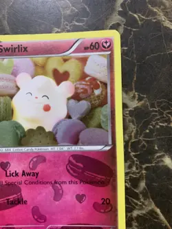 Pokemon Swirlix RC19/RC32 Generations Radiant Collection Holo - Image 3
