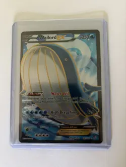 Wailord EX 147/160 Full Art XY Primal Clash Ultra Rare Holo Pokemon Card LP - Image 1