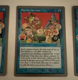 MTG X3 *Psychic Network X3 NM+ / NP Unglued Regular SellbyCyn - Image 3