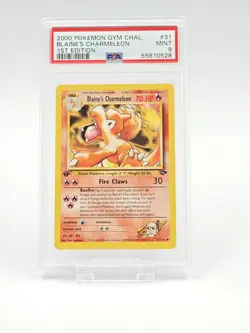 2000 POKEMON GYM CHALLENGE #31 BLAINE'S CHARMELEON PSA 9 - Image 1