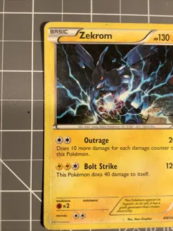 Zekrom BW24 - Black & White Black Star Promo 2011 Vintage Holo - Pokemon TCG No - Image 2