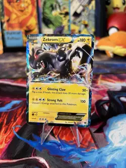 Pokemon Zekrom EX Next Destinies Ultra Rare Holo 180 HP 51/99 Strong Volt - Image 1