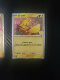 Pikachu Pokemon Day 2026 Stamped 051/162 Promo 30th Anniversary x 3! - Image 2