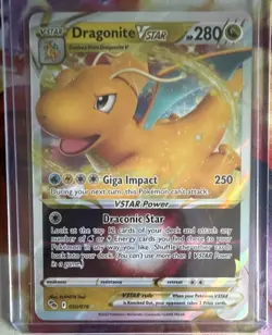 Pokemon Co. Dragonite VSTAR 050/078 Pokemon GO Ultra Rare Holo EN 2022 280HP - Image 1