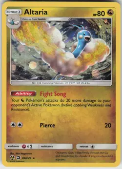 Holo Altaria 40a/070 Promo Alternate Art Promos Near Mint - Image 1