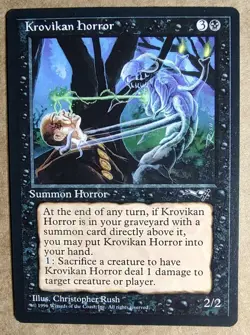 MTG Alliances - Krovikan Horror - EX+ - Magic the Gathering - Free Shipping - Image 1