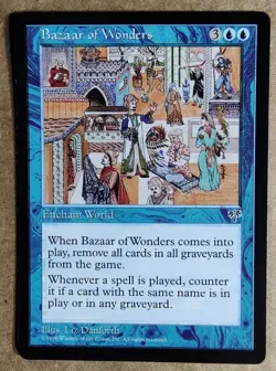 MTG Mirage - Bazaar of Wonders - NM - Magic the Gathering - Free Shipping - Image 1
