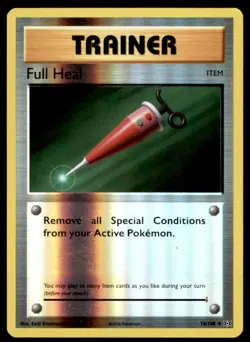 Full Heal 78/108 Uncommon Evolutions Pokemon Reverse Holo Lightly Played - Image 1