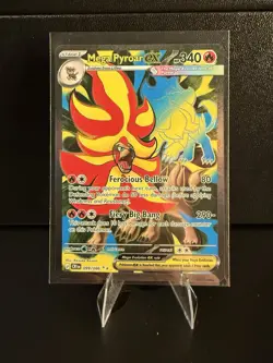 Mega Pyroar ex 099/086 Ultra Rare Chaos Rising Pokemon TCG - Image 1