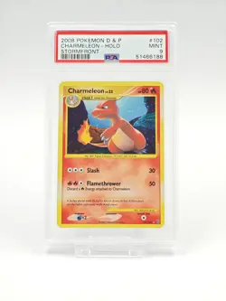 2008 POKEMON DIAMOND & PEARL STORMFRONT #102 CHARMELEON-HOLO PSA 9 - Image 1