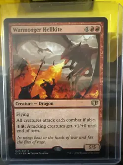MTG Warmonger Hellkite Commander 2014 041/337 Regular Rare - Image 1