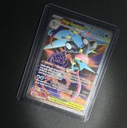 Chaos Rising Mega Greninja ex 100/086 HR Pokemon Card 🔥 Centering shown! - Image 3