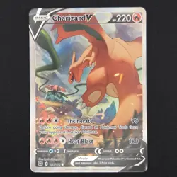 Pokemon TCG Card Charizard V 154/172 Brilliant Stars Alternate Art Holo - NM - Image 1