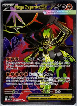 Mega Zygarde ex - 104/088 ME03: Perfect Order - Pokemon Card - NM - Image 1