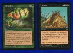 Afiya Grove + Carrion - Mirage 1996 - NM - Magic the Gathering - MTG - Image 1