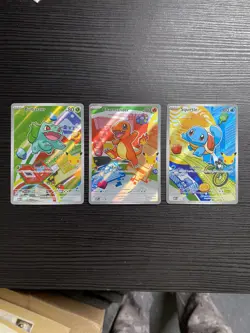 Pokemon TCG First Partner Illustration Gen 1 Kanto Starters Set - Top condition - Image 1