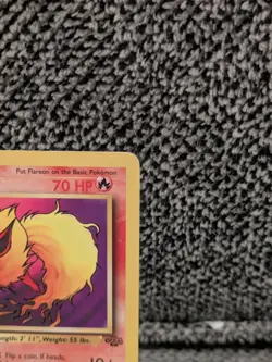 Flareon 19/64 Jungle Regular LP Authentic Pokemon Trading Card Game Vintage - Image 3