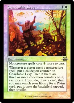 Charitable Levy (Retro Frame) Modern Horizons 3 Foil NM Near Mint MTG Magic - Image 1