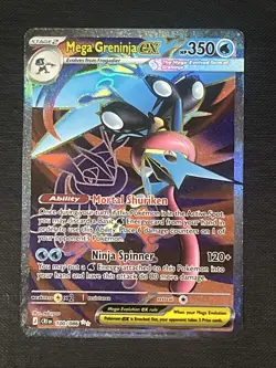 Pokemon Mega Greninja EX Chaos Rising 100/86 Ultra Rare Holo NM - Image 1