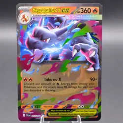 Mega Charizard X ex - 013/094 Double Rare ME02: Phantasmal Flames Pokemon TCG NM - Image 1