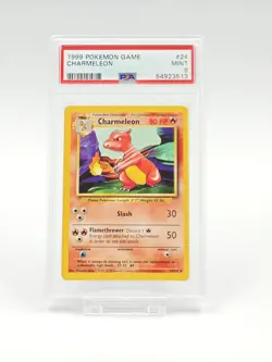 1999 POKEMON GAME BASE SET #24 CHARMELEON PSA 9 - Image 1