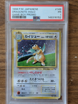 1998 Pokemon Japanese PSA 1 Dragonite Game Boy Promo GB Holo #149 PR FRESH CASE - Image 1