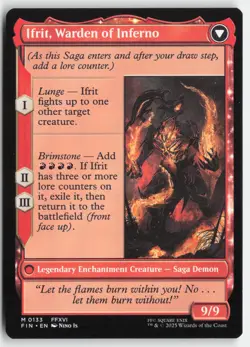 MTG - Clive, Ifrit's Dominant M FINAL FANTASY 133 LP-NM - Image 2