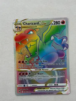 Charizard VSTAR 174/172 Rainbow Rare Brilliant Stars Pokemon Near Mint - Image 1