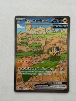 Iron Hands ex 248/182 Special Illustration Rare Paradox Rift Pokemon Near Mint - Image 1