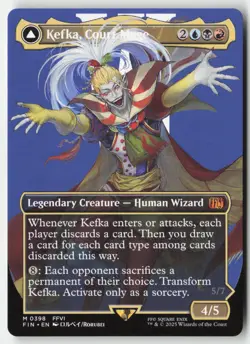 MTG - Kefka, Court Mage (0398) (Borderless) M FINAL FANTASY 398 LP-NM - Image 1